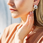 Silver In Knots Earrings