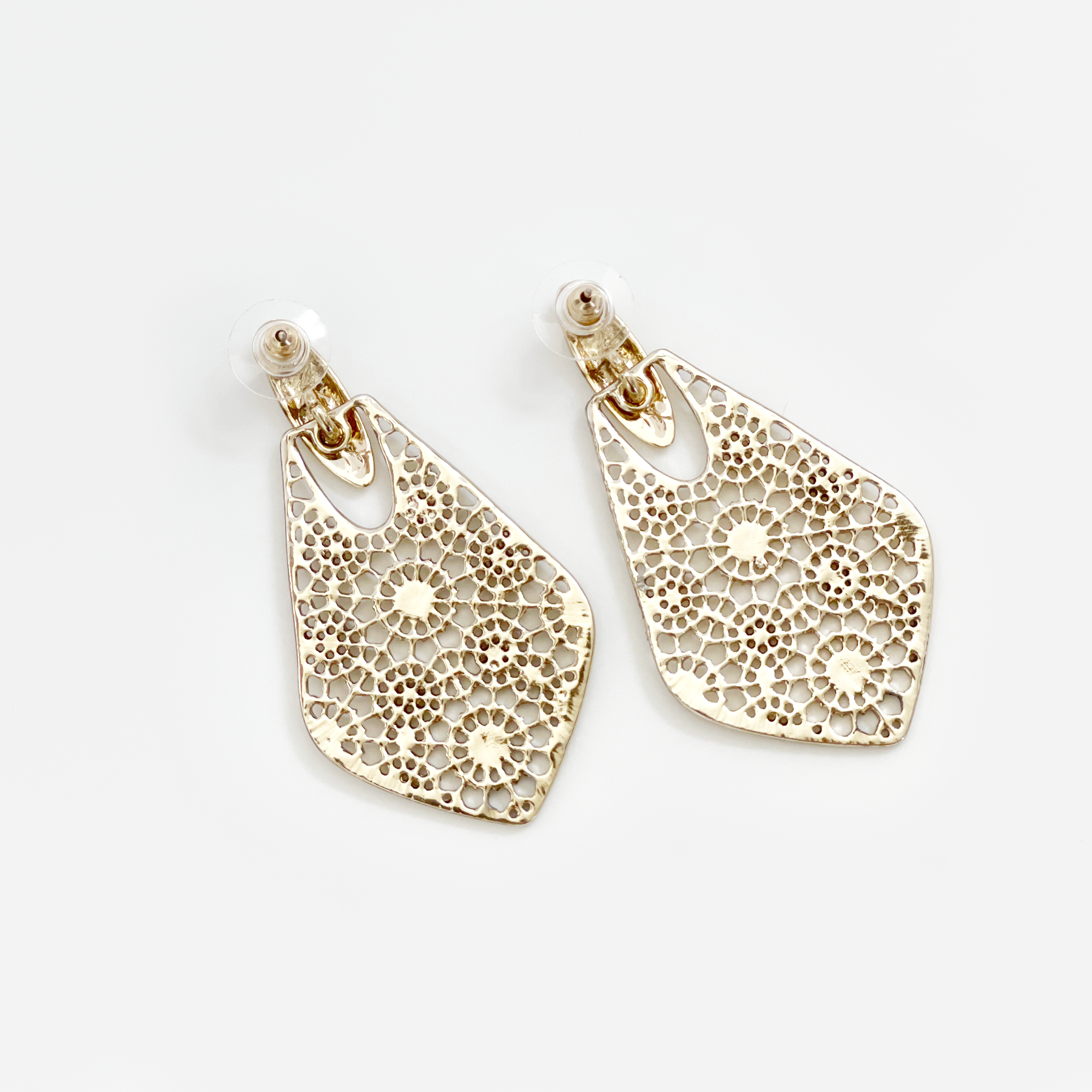 Statement Mosaic Earring Gold