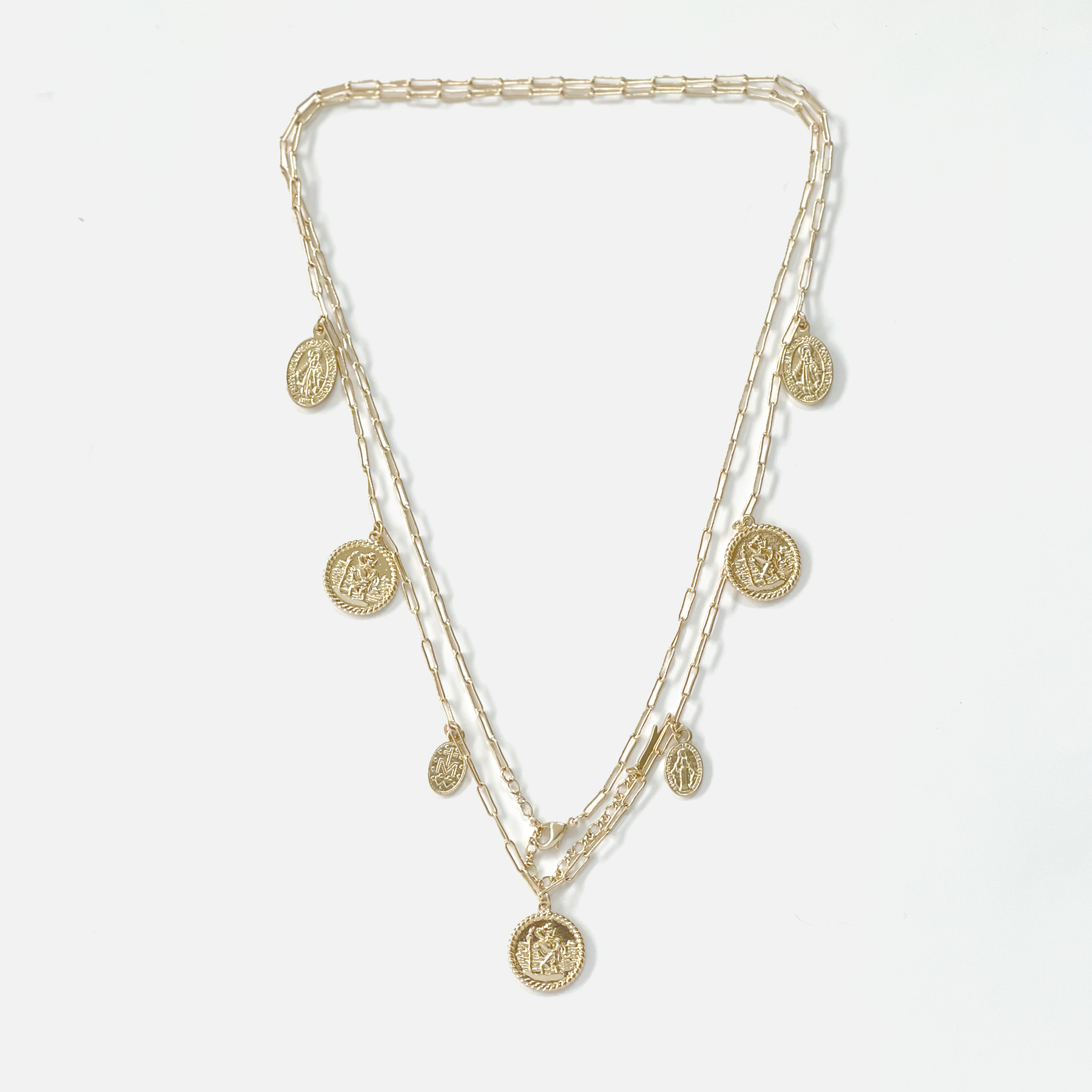 Multi coin necklace Clearance