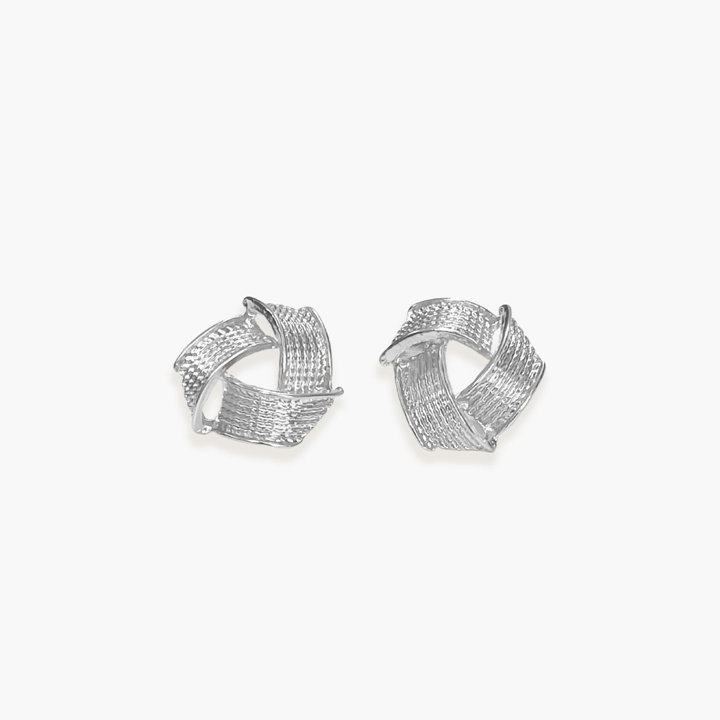 Silver In Knots Earrings