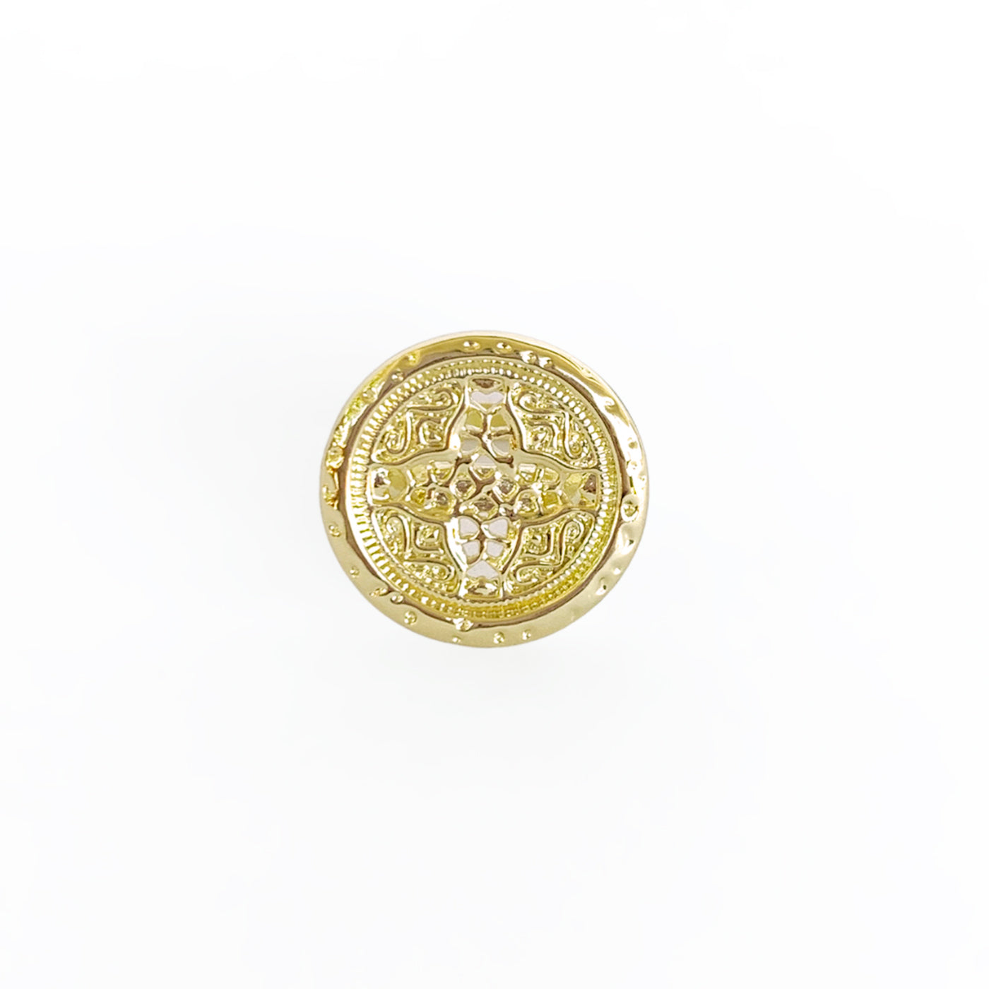 Rosette Medallion Ring