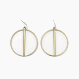 Splitting Stained Glass Earrings