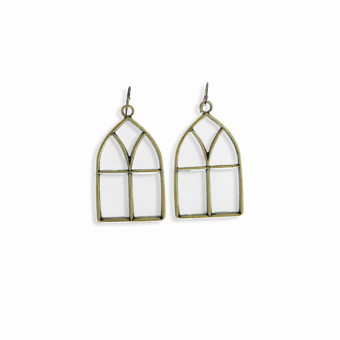 Statement Stained Glass Earrings