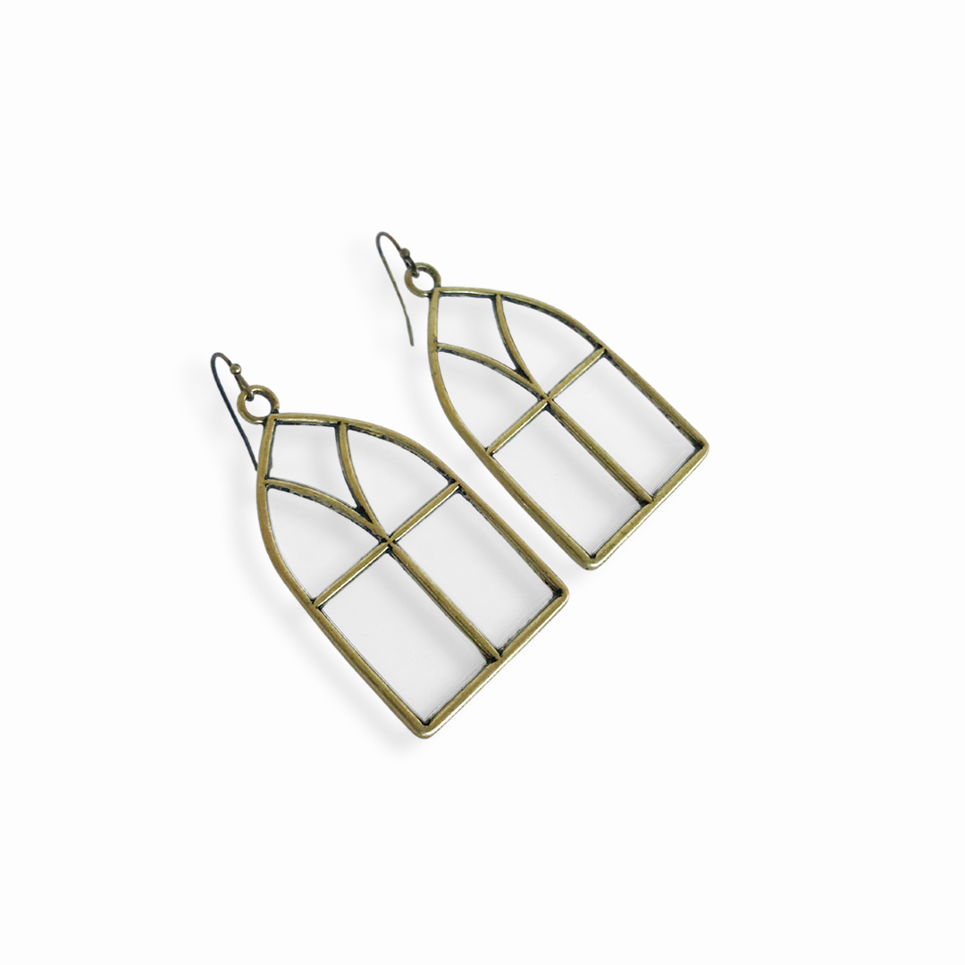 Statement Stained Glass Earrings