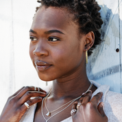 Gold Bar Earring