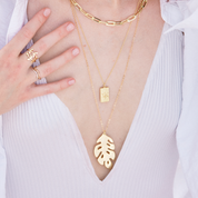 Statement Palm Necklace