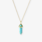 Turquoise Pillar Necklace