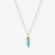 Turquoise Pillar Necklace