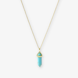 Turquoise Pillar Necklace