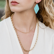 Turquoise Statement Earrings