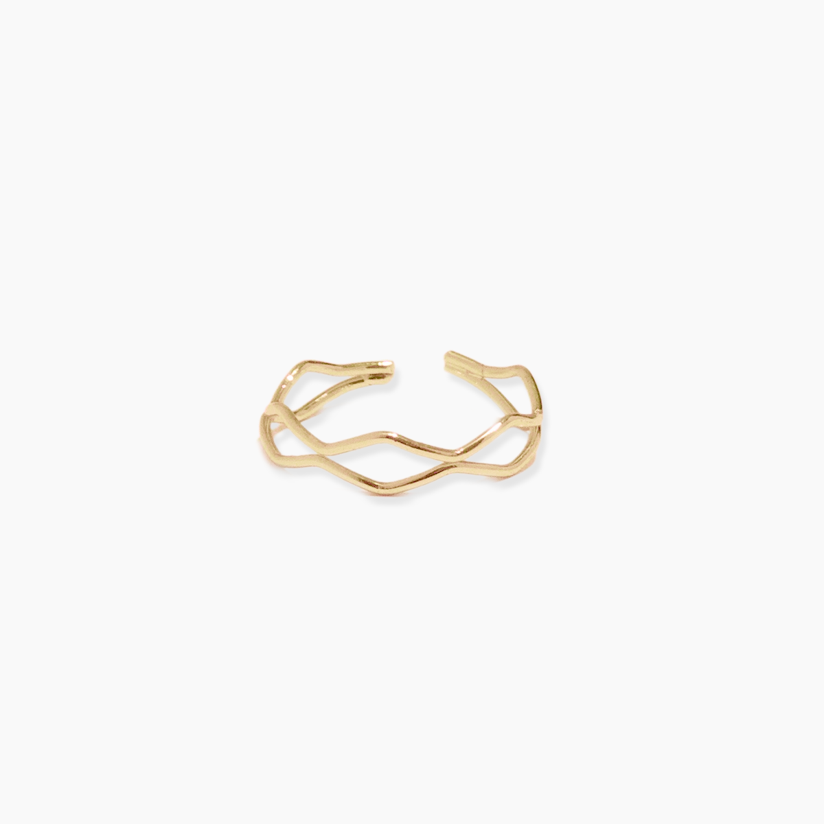 Twisted Bar Ring
