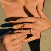 Silver Dainty Butterfly Ring