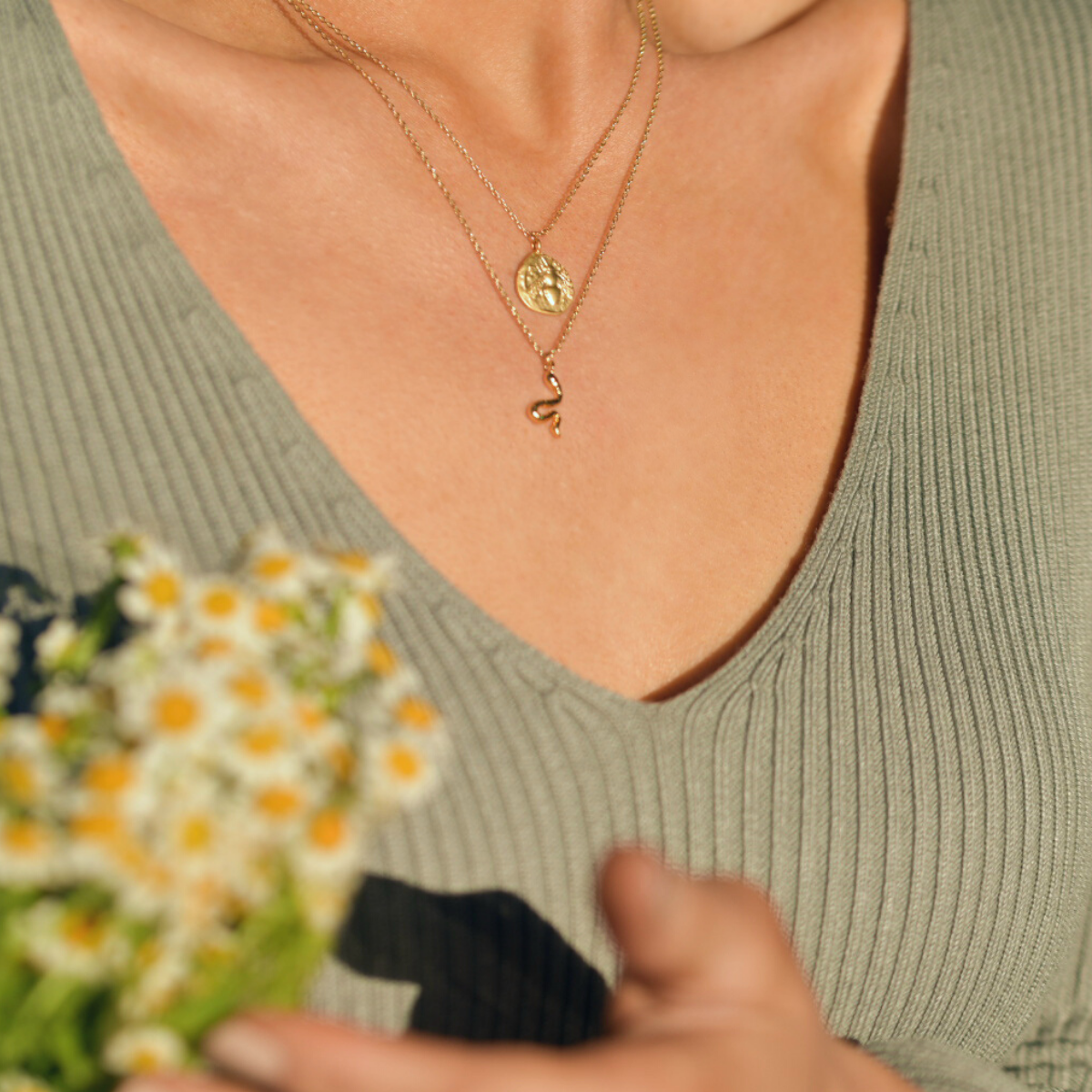 Dainty Snake Necklace