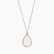 Stained Glass Tear Drop Necklace